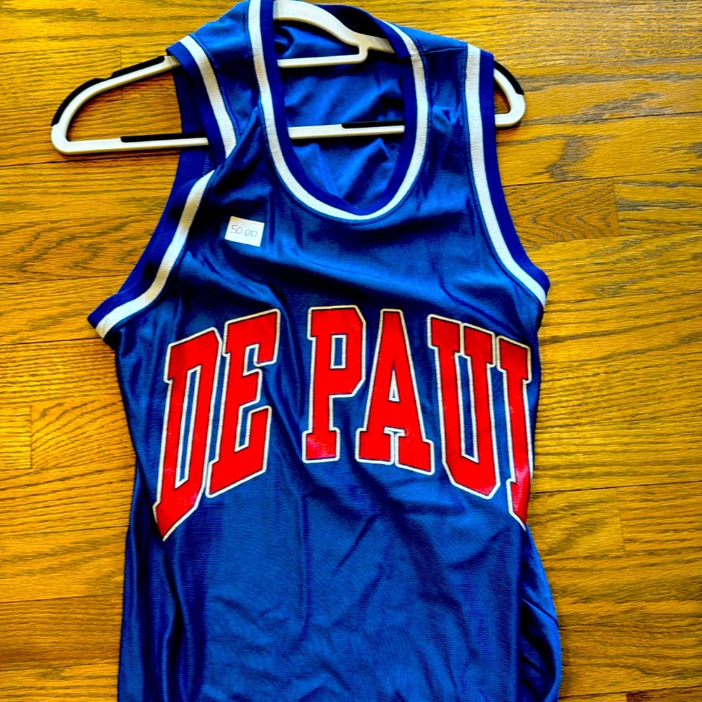 RARE VINTAGE DEPAUL BASKETBALL JERSEY